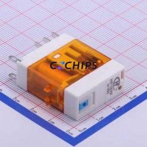 HF157F/24-2Z25FD1 Power Relay Through hole,13x29mm Relay 24V 2 Changeover: 2C (DPDT-Changeover)::: 8 8A-30VDC/8A-250VAC - Product Image 1