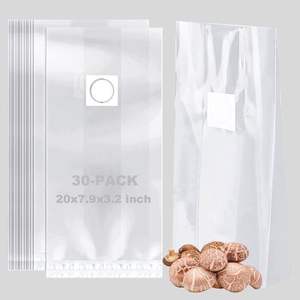 ถุงเพาะเห็ดแบบมีก้นข้าง วัสดุ LDPE ใส สำหรับการจัดส่ง  รับผลิตตามสั่งขายส่ง พร้อมตัวกรอง - Product Image 5