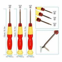 Kit d'outils de réparation de console de jeu NS, jeu de 17 pièces, acier allié S2 et ABS