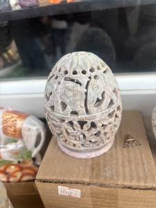 Premium Hand-Carved Stone Animal Sculpture with <b>Rustic</b> Traditional Design Artistic Tabletop Decor for Modern Living Spaces - Product Image 2