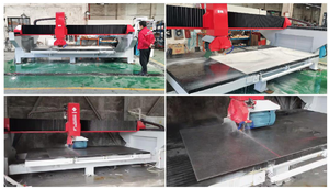 Aitao CNC 5 Axis+ Router 15kW Automatic PLC Bridge Saw for <b>Marble</b> Quartz Tile Stone & Granite Cutting Eco-Friendly 380V - Product Image 4