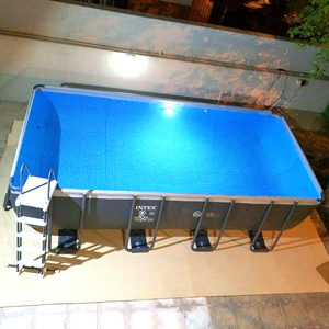 <span class=keywords><strong>Piscine</strong></span> d'eau à cadre en acier de 5.49 mètres, <span class=keywords><strong>piscine</strong></span> acrylique à cadre pour jardin, <span class=keywords><strong>piscine</strong></span> de pelouse de 18 pieds - Product Image 2