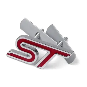 Autocollants de calandre de voiture, badges 3D en métal de luxe, logo ST, autocollants de carrosserie, accessoires, garantie de 2 ans pour Focus 2 MK2 Fiesta - Product Image 4