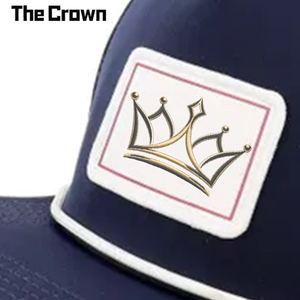 Casquette à visière plate structurée à 5 panneaux avec logo personnalisé, patch tissé et trous découpés au laser, vente en gros, fabricant - Product Image 3