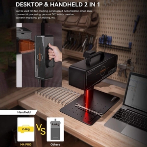 ATOMSTACK M4 Pro 1064nm Infrarouge 450nm Diode Découpe Laser Portable Machine de Marquage de Fibre Logo QR Code Date Numéro de Lot Scanner - Product Image 2