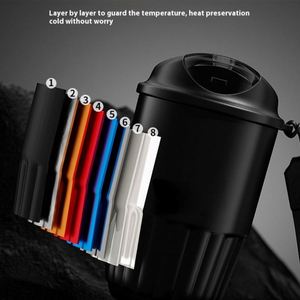 Custom 304 Stainless Steel 410ml Eco-Friendly Coffee <b>Mug</b> 24-36 Hours Thermal Insulation Portable Design Gift <b>Box</b> Packaging - Product Image 4