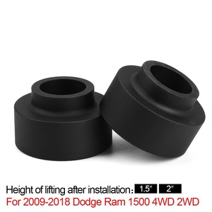 Blocs de rehausse de suspension Dodge Ram 1500 1,5 à 2 pouces en acier, kit d'augmentation de hauteur arrière pour camions 2009-2018 - Product Image 2