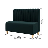 Ensemble de table et de chaises en bois moderne personnalisé pour restaurant, hôtel, salle à manger, bar - usage commercial avec revêtement en cuir