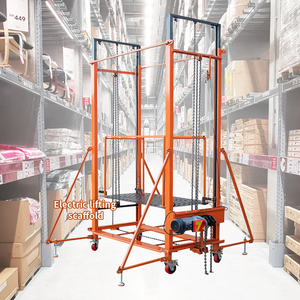 Plataforma Elevadora Eléctrica Móvil Portátil de 500 kg, 3 m, 6 m, 8 m, 7 m, Andamio Eléctrico Plegable para Construcción - Product Image 5
