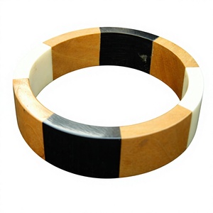 New Best High Quality Colorful Resin Wood <b>Bangle</b> Bracelets Stylish Design Handmade Round Shape Multicolor Design Craft Jewelry - Product Image 5