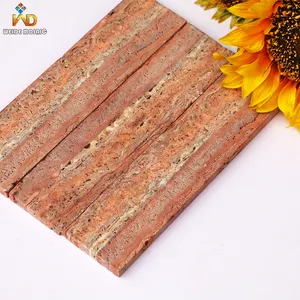 Spot Supply Natural Redtravertine Tiles High-grade Decoration With Stone Wall Floor Red Travertine Tiles
