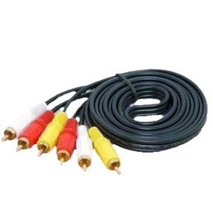 สาย AV 3 เมตร 3RCA ต่อ 3RCA ทองแดงปลอดออกซิเจน ชายต่อชาย สำหรับเครื่องเล่นดีวีดี - Product Image 4