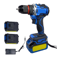 Perceuse sans balais au lithium-ion 18V, visseuse à chocs/visseuse double fonction, style pistolet, contrôle de vitesse progressif, DIY, 60Nm max.
