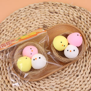 Jouets Squishy Kawaii en forme de petit poussin, balles anti-stress pour enfants, cadeaux de fête, jouets anti-stress pour anniversaire - Product Image 4