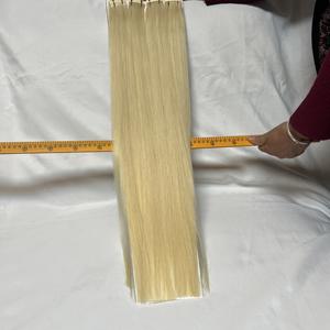 Extensions de cheveux vierges cambodgiens de qualité professionnelle pour salon, mini-tapes, cuticules intactes, double trame, adhésif double face - Product Image 4