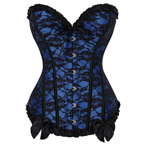 Precio de fábrica al por mayor de talla grande con cordones <span class=keywords><strong>Sexy</strong></span> Bustier Corset Top para mujer - Product Image 2
