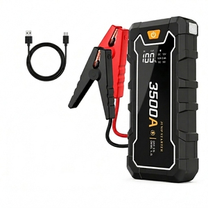 Démarreur de batterie 12V toutes saisons 3500A - Station d'alimentation portable pour démarrage en -20°C avec lampe torche LED SOS - Product Image 2