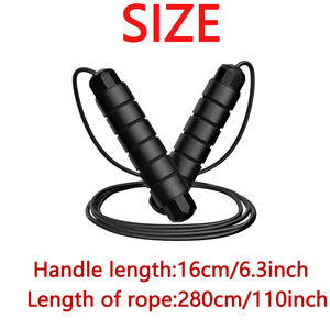 <span class=keywords><strong>Cuerda</strong></span> <span class=keywords><strong>para</strong></span> <span class=keywords><strong>Saltar</strong></span> con Agarres Antideslizantes, Diseño con Peso, <span class=keywords><strong>Cuerda</strong></span> Gruesa de 3 m de Largo, <span class=keywords><strong>Ideal</strong></span> <span class=keywords><strong>para</strong></span> Reducir la Grasa Corporal y Mejorar los Músculos - Product Image 6