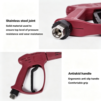 Pistolet de lavage haute pression 4000 PSI, pistolet de lavage de voiture haute puissance, 360 °   Anti-enroulement rotatif pour canon à mousse et nettoyage domestique