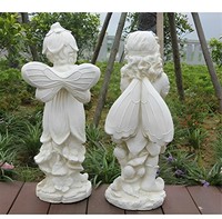 Vente en gros de sculptures d'anges en plastique ABS de haute précision Reazone RZS05 pour la décoration architecturale européenne en extérieur