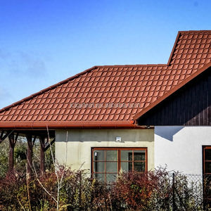 Feuille de <span class=keywords><strong>toiture</strong></span> en aluminium-<span class=keywords><strong>zinc</strong></span> de longue portée <span class=keywords><strong>prix</strong></span> par mètre carré 0.12-0.6mm d'épaisseur tuile en acier revêtue de couleur ondulée galvanisée - Product Image 3