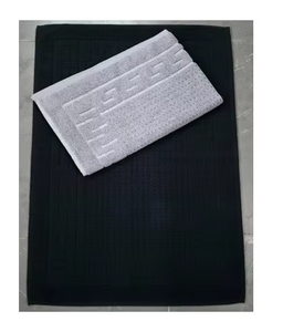 Tapis de bain en coton et polyester jacquard, épais, doux, absorbant, antidérapant, pour salle de bain, douche, hôtel, maison - Product Image 4