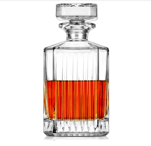 2025 Juego de decantador de whisky de lujo Tapón de vidrio <span class=keywords><strong>Mejor</strong></span> venta Decantador de cristal para hombres Regalos de Navidad de negocios para papá <span class=keywords><strong>Novio</strong></span> - Product Image 1