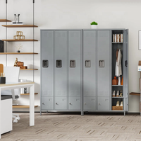 Grand casier métallique pour bureau commercial, salle de sport, entrepôt, école – Organiseur en acier robuste et durable