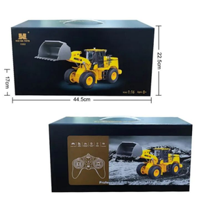Modèle de bulldozer Huina 1/16 échelle 1552 en métal moulé sous pression, <span class=keywords><strong>jouet</strong></span> télécommandé 2.4G 11CH, chargeuse-<span class=keywords><strong>pelleteuse</strong></span> en alliage avec lumières et son, véhicule d'ingénierie - Product Image 6