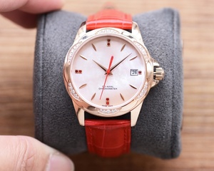 Montre de luxe haut de gamme, mouvement à quartz précis, bracelet à dégagement rapide, verre saphir incurvé, étanche pour Omegaes - Product Image 5