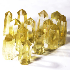 หินควอตซ์คริสตัลรูปหอคอยซิทรินใสธรรมชาติสำหรับตกแต่ง - Product Image 3