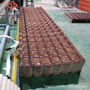 Synthetic Resin Roof Tiles Corrugated 2.5mm-3.0mm Thickness PVC Waterproof For Flat To Pitched Roof Conversion Projects - Product Image 5