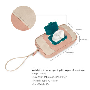 Tragbare, am Auto montierte Kotflügels itz hängende Feucht tuch tasche Leicht zu tragen für Mutter <span class=keywords><strong>Baby</strong></span> Reisen Neues Produkt in der Kategorie Wickelt aschen - Product Image 2