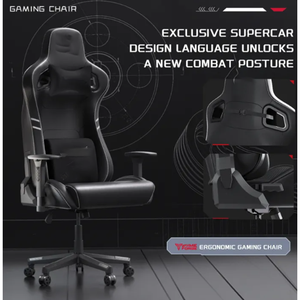 เก้าอี้เกมมิ่งหรูหราขายส่งแบบ OEM เก้าอี้คอมพิวเตอร์ ที่วางแขนแบบ 2D/3D/4D โฟมขึ้นรูป ฐานไนลอน ปรับเอนได้ 155 องศา สำหรับห้องเล่น<span class=keywords><strong>เกม</strong></span> - Product Image 2