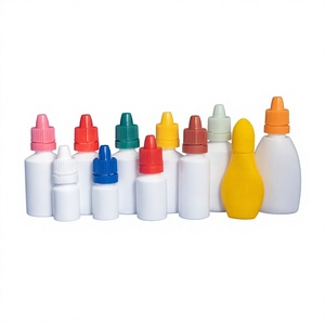5ml <b>10ml</b> 15ml 30ml Amber Plastic PP Dropper <b>Bottles</b> with Tamper Proof Cap for Eye Drops Essential Oil & Pharmaceutical Use - Product Image 1