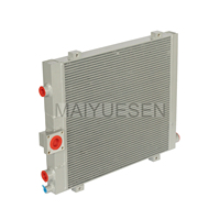 Refroidisseur d'air comprimé haute efficacité 35KW 37KW, radiateur de refroidissement d'huile en aluminium pour pièces de compresseur à vis
