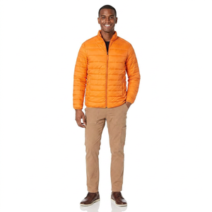 Veste d'hiver pour homme, imperméable, col montant, veste matelassée en laine, veste matelassée OEM, hiver - Product Image 1
