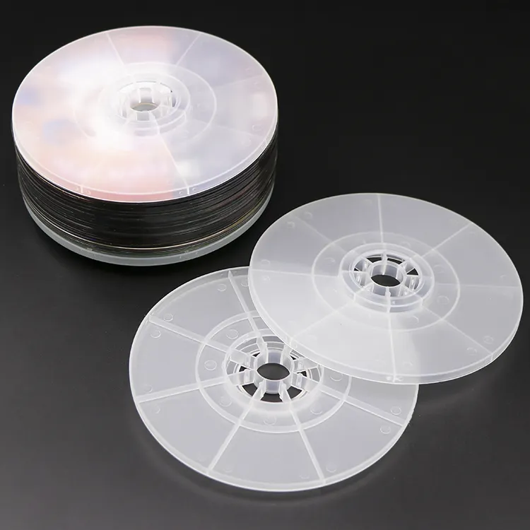 หดบรรจุเปล่าสื่อบันทึกแผ่นดิสก์ Blanco CDR พิมพ์มินิ CD-R Princo DVD-R 16X สีดำด้านล่างและด้านบน