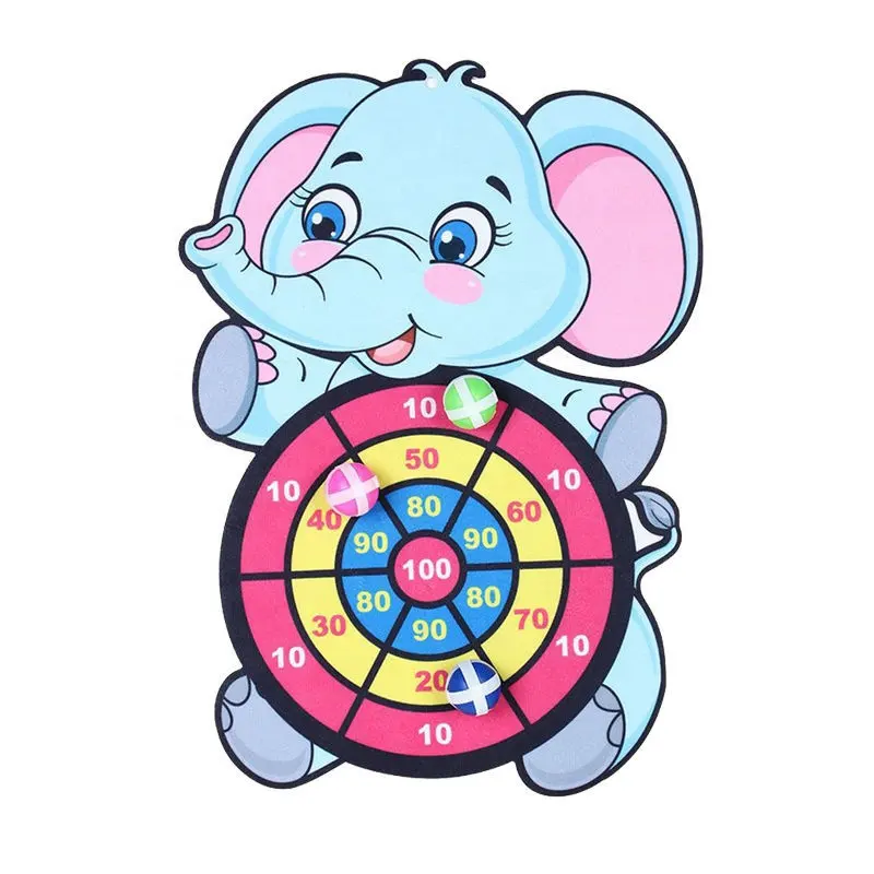 ZILLE Children Cute Animal Halloween Dartboard With Sticky Balls Throwing Darts Balls Game Toy Target Sports Toys For Kids