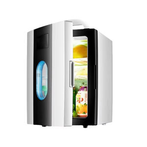 Mini-réfrigérateur de voiture SAST 10L à compresseur, double usage, pour le stockage de cosmétiques et la fabrication de glace, idéal pour les dortoirs étudiants, en plastique - Product Image 4