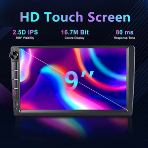 Nouveau produit Autoradio 9 pouces <span class=keywords><strong>Android</strong></span> 13 <span class=keywords><strong>bouton</strong></span> coloré charge rapide voiture stéréo Carplay <span class=keywords><strong>Android</strong></span> Auto Support GPS WIFI Player - Product Image 4