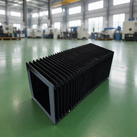 Housse de protection télescopique anti-poussière et résistante à l'huile pour soufflet d'accordéon et guide linéaire de machine-outil CNC