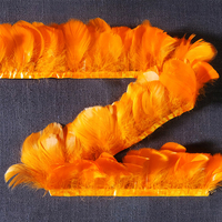 Plumes d'oie pour les bords de jupes, accessoires vestimentaires, garniture en plumes personnalisée, matériaux de bricolage, costumes de danse