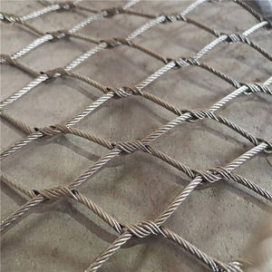 304 316 cường độ cao dây thép không gỉ Dây <span class=keywords><strong>Net</strong></span> vườn thú bảo vệ cáp dệt <span class=keywords><strong>Net</strong></span> xây dựng các đối tượng rơi xuống đấm bao gồm - Product Image 2
