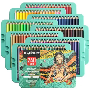 מפעל ישיר מכירות נייח סט 240 צבע עופרת סט יד-צבוע גרפיטי צבע עיפרון אמנות מברשת ציור עיפרון