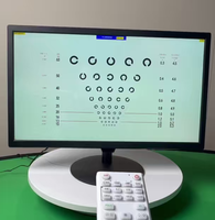 Moniteur d'acuité visuelle numérique LCD, instruments optiques, application/télécommande, équipement d'optométrie multifonctionnel pour test oculaire