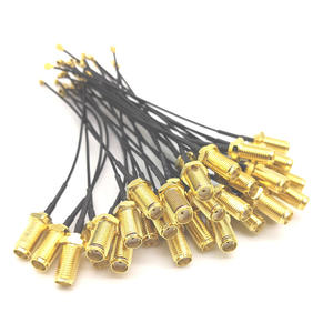 Ensemble de câbles d'antenne externe RF - /MHF4 vers prise femelle SMA (filetage externe) pour routeur WiFi/appareils GSM - Product Image 1