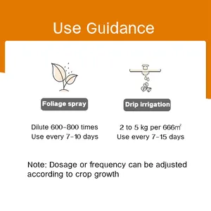 Pulvérisateur d'engrais agricole général phosphate de potassium MKP drone pour l'épandage d'engrais