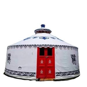 Utdoor-yurts Mongol de lujo para invierno, tienda de yurta Mongol de lona, 5x5m - Product Image 2