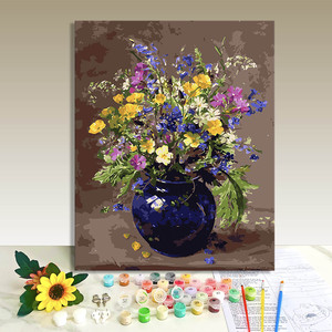 Beautiful Modern flower style DIY Painting by Numbers Customizable 5D Landscape <b>for</b> Adults and Kids - Product Image 1